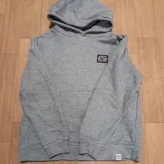 値下げ　KRIFF MAYER グレー パーカー フード付き