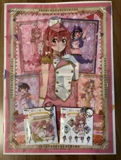 DMMくじ 彼女、お借りします 桜沢墨 クリアポスター、キーホルダー