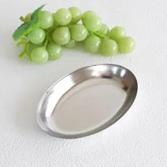 ステンレス　楕円トレー　燕三条