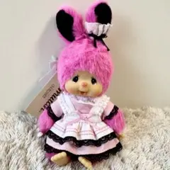香港限定 チムたん ピンク キーホルダー モンチッチ Monchhichi