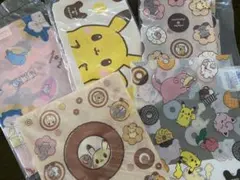 ポケモングッズ　トートバッグ　クリアフャイル　ミスド福袋　ポケモンコラボ　未開封