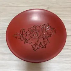 ★ 村上堆朱 角盆 古作 伝統工芸品 赤色の彫刻漆器トレイ 36×36 ☆ 村上堆朱 角盆 古作 伝統工芸品 赤色の彫刻漆器トレイ 36