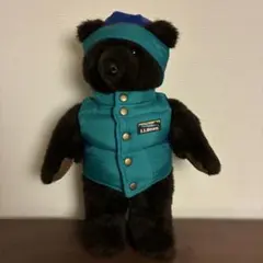 llbean teddy bear コラボ ぬいぐるみ ダウンベストベア 90s - メルカリ