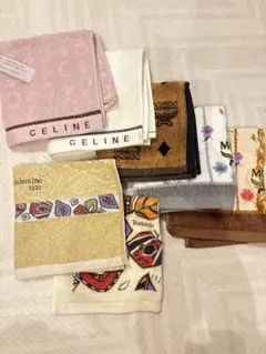 未使用CELINE マカダム タオルハンカチ セットㅡ2マカダム柄 - メルカリ