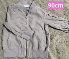 90cm ベビー・キッズ　MA1 ジャケット　アウター　ジャンパー　ピンクのサムネイル