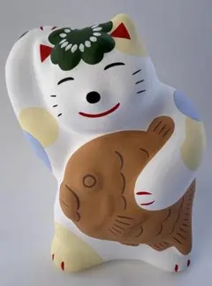 工房輪葉葉 窯出し 通常 抽選 れいわ猫 ピンク 招き猫 縁起物 わはは