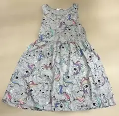 H&M ユニコーン柄ワンピース　キッズ