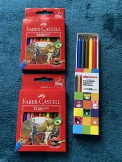 Faber-Castell 色鉛筆 12色×2箱 ミキハウス クーピーのサムネイル