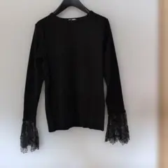 mysa closet 長袖カットソー ブラック