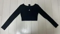 Jordan タイトフィット ブラック 長袖Tシャツ S