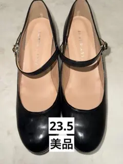 Jelly Beans ブラック パンプス ローヒール