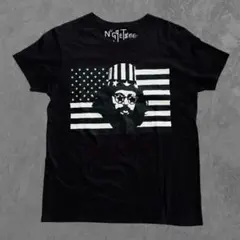Nuggetsee アレンギンズバーグ アメリカ国旗 半袖 Tシャツ 黒 Mのサムネイル