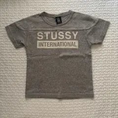 STUSSY キッズ　INTERNATIONAL Tシャツ グレー