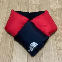 THE NORTH FACE ヌプシマフラー ダウンマフラー レッド ブラック