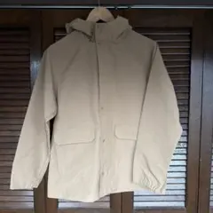 UNIQLO ベージュ フード付き マウンテンパーカー 160サイズ