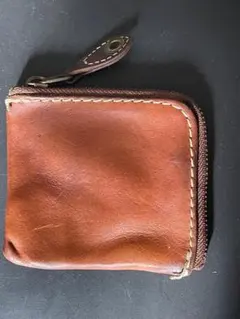 〔財布〕メンズ　栃木レザー 小さい財布 本革 ブラウンレザー 小銭入れ