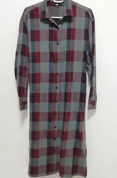 UNIQLO フランネルシャツワンピース M