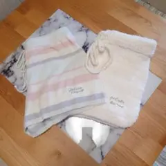 gelato pique　ジェラートピケ　ピンク　ボーダー　ショートパンツ　2点