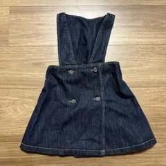 MONBEBE デニム　ジャンパースカート　M