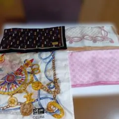 未使用♥CELINE ハンカチセット 4枚箱入り