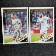 Panini Donruss ベイル ベンゼマ サッカーカード 2枚