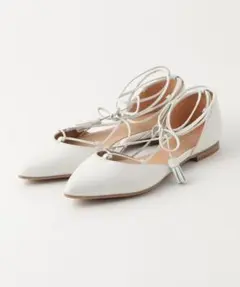 UNITED ARROWS ユナイテッドアローズ レースアップ レザー パンプスのサムネイル