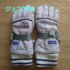 Gerry Cosby キッズ手袋 スキー手袋　ライトパープル/グレー