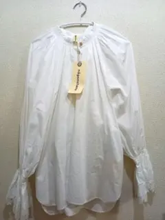 【未使用】nagonstans ロングシャツ ナゴンスタンス　ブラウス　38のサムネイル
