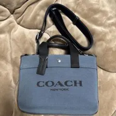 COACH キャンバストート20 2way デニム CU299 - メルカリ