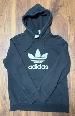 adidas ブラック パーカー Lサイズ