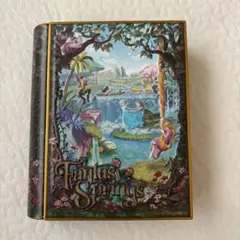 ファンタジースプリングス お菓子 空き箱 缶 本型 ピーターパン ラプンツェル