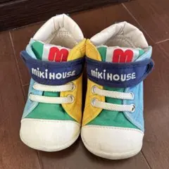 MIKI HOUSE カラフル ハイカットスニーカー　13センチ