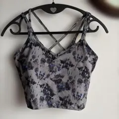 美品SUKALA チェックセパレートツイストタンクトップ ブラトップ LAVA