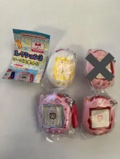 たまごっちミニチュアチャームコレクション3赤いまめっち いちごっち りんごっち