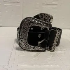 【新品•未使用】ウエスタンベルト 古着　パンクグランジ　アメカジ　ブラック