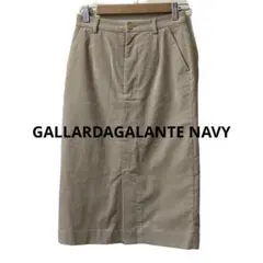 GALLARDAGALANTE NAVY ベージュタイトスカート e3