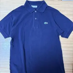 05M992◯ LACOSTE ティップライン 鹿の子 半袖ポロシャツ 春夏 M 