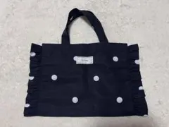 フィットモア　トートバッグ　ハンドバッグ　ドット柄