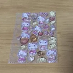 ボンボンドロップシール　キティ　ポンポンプリン　　おすそ分け