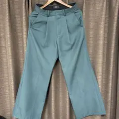 HARE グリーン ワイドパンツ