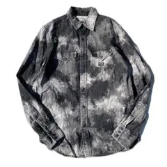【名作】Ralph Lauren ブラックデニム 長袖 ウエスタンシャツ XS