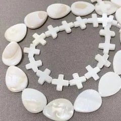 bk704/SALE！シェル◇マーキス＆クロス形　2連