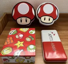 ★★★送料込み◆USJ◆任天堂◆キノピオ★名探偵コナン★スチール缶★４個セット
