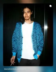 WACKO MARIA TIGER JACQUARD CARDIGAN 26ss