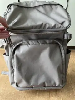 無印良品 肩の負担を軽くする　 撥水　上から開くリュックサック　ベージュ　28L