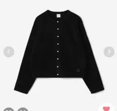 ORCIVAL クルーネックカーディガン ブラック