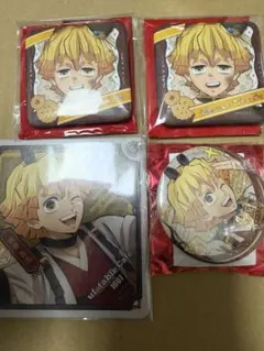 鬼滅の刃 2026 バレンタイン ギフト缶バッジ コースター　午年　我妻善逸