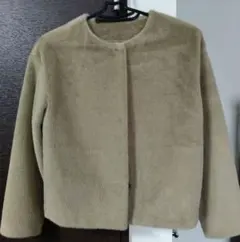 UNIQLO ベージュ ファーコート