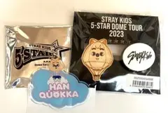 Stray Kids SKZOO ハンクォッカ ネームバッチ ラバークリップ