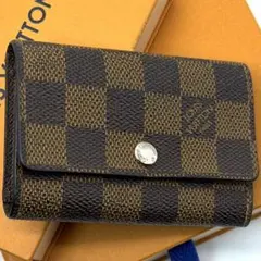 良品. ルイヴィトン ダミエ エベヌ ミュルティクレ6 キーケース 鍵 6連 .